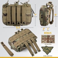 WYNEX Molle taktikai háromszoros tárzseb M4/M16-hoz - CP camo 6