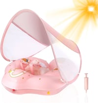 WYRIAZA Úszógumi Napellenzővel SPF 50+ Babáknak 5-16 kg Egyensúlygolyóval - S (5-8KGS) 1