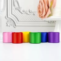 Bandă din Satin WYTNB, 6 Role, Lățime 50 mm, Panglică Decorativă pentru Cadouri, 10 m, Ghirlandă din Satin Mătăsos 6