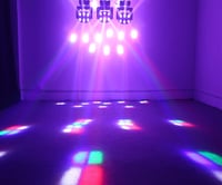 WZYBUTA 180 W LED mozgó fejű disco lámpa RGBW DMX 512 csatornás színpadi fény clubhoz esküvőre karácsonyra 7