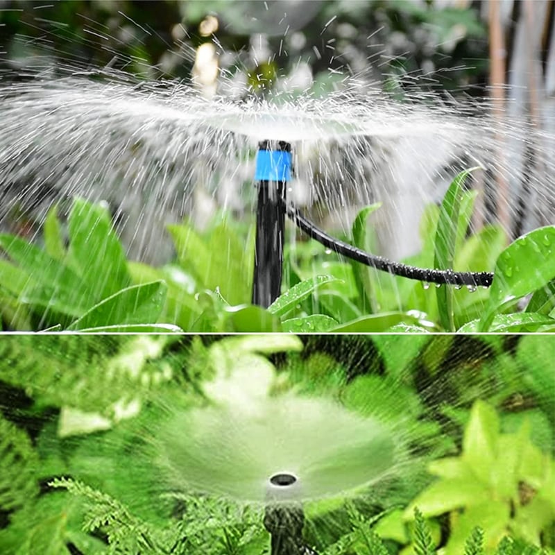 Wzzy Gurden 100db Csepegtetős Locsolófej 360° Forgatható Szórófej 1/4" Csepegtetőcsőhöz