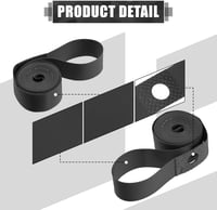 X AUTOHAUX 26" Fekete PVC Felni Szalag Autóhoz 4