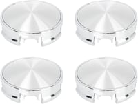 X AUTOHAUX 62 mm-es Ezüst Felni Közép Kupak Szett - 4 db Autó Kerékagy Dísztárcsa 4 Füllel, Univerzális Felnikhez 1