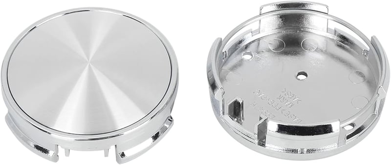 X AUTOHAUX 62 mm-es Ezüst Felni Közép Kupak Szett - 4 db Autó Kerékagy Dísztárcsa 4 Füllel, Univerzális Felnikhez