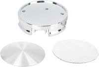 X AUTOHAUX 62 mm-es Ezüst Felni Közép Kupak Szett - 4 db Autó Kerékagy Dísztárcsa 4 Füllel, Univerzális Felnikhez 6
