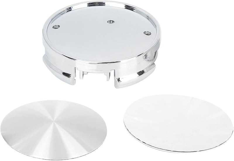 X AUTOHAUX 62 mm-es Ezüst Felni Közép Kupak Szett - 4 db Autó Kerékagy Dísztárcsa 4 Füllel, Univerzális Felnikhez