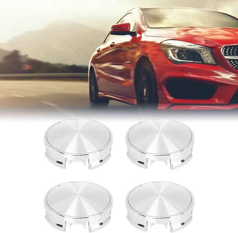 X AUTOHAUX 62 mm-es Ezüst Felni Közép Kupak Szett - 4 db Autó Kerékagy Dísztárcsa 4 Füllel, Univerzális Felnikhez