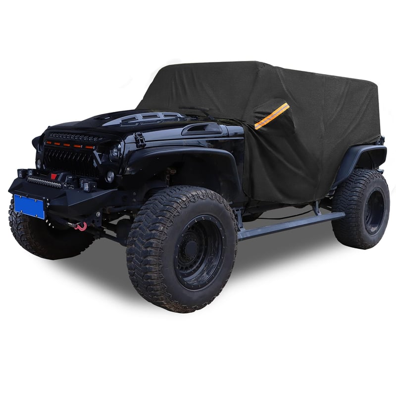 X AUTOHAUX Autótakaró Jeep Wrangler 4 ajtós SUV 210D Oxford - fekete
