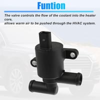 X AUTOHAUX Motor Fűtésszelep Szolenoid 4H0121671D - Audi Q7, A6, A4, Volkswagen Golf, GTI, Beetle kompatibilis alkatrész - Fűtésrendszer vez 4