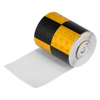 Bandă de siguranță autoadezivă reflectorizantă X AUTOHAUX – Negru-Galben, 1 buc. 5