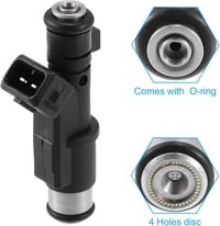 X AUTOHAUX Üzemanyag Befecskendező Készlet - 4 db Benzin Injektor Citroen C4, C5, Xsara és Fiat Modellekhez - 01F003A, 0280156328 Kompatibil 5