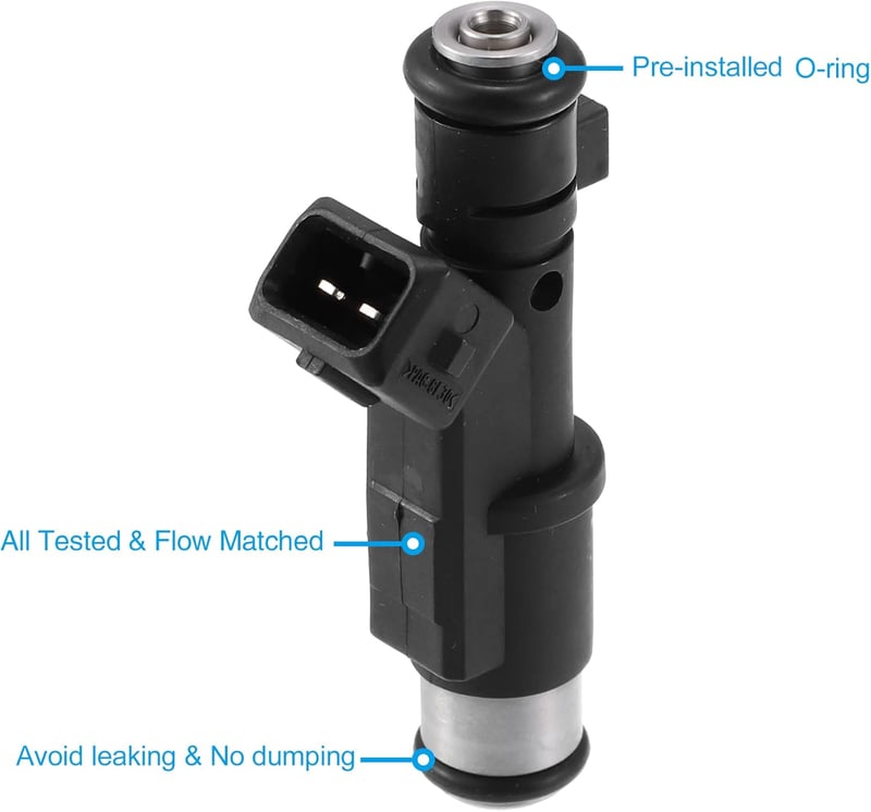 X AUTOHAUX Üzemanyag Befecskendező Készlet - 4 db Benzin Injektor Citroen C4, C5, Xsara és Fiat Modellekhez - 01F003A, 0280156328 Kompatibil