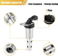 X AUTOHAUX Változó Szelepvezérlés Olajszelep 11367585425 - BMW 128i 328i 335i 535i X3 X5 X6 Z4 Kompatibilis - 2db Fém Szolenoid 6