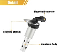 X AUTOHAUX Változó Szelepvezérlés Olajszelep 11367585425 - BMW 128i 328i 335i 535i X3 X5 X6 Z4 Kompatibilis - 2db Fém Szolenoid 5