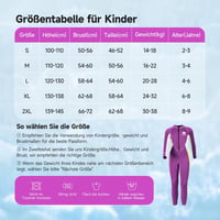 X-mAnTA 2.5mm Gyerek Wetsuit Elöl Cipzárral Termál Úszóruha Fiúknak Lányoknak 3