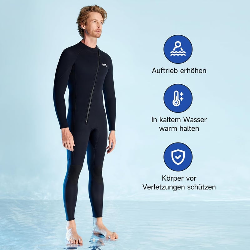 X-mAnTA 3mm neoprén wetsuit férfiaknak és nőknek búvárkodáshoz