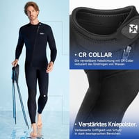 X-mAnTA 3mm neoprén wetsuit férfiaknak és nőknek búvárkodáshoz 2
