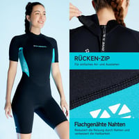 X-mAnTA 1.5mm Neoprén Rövid Wetsuit Férfiaknak és Nőknek Búvárkodáshoz 5
