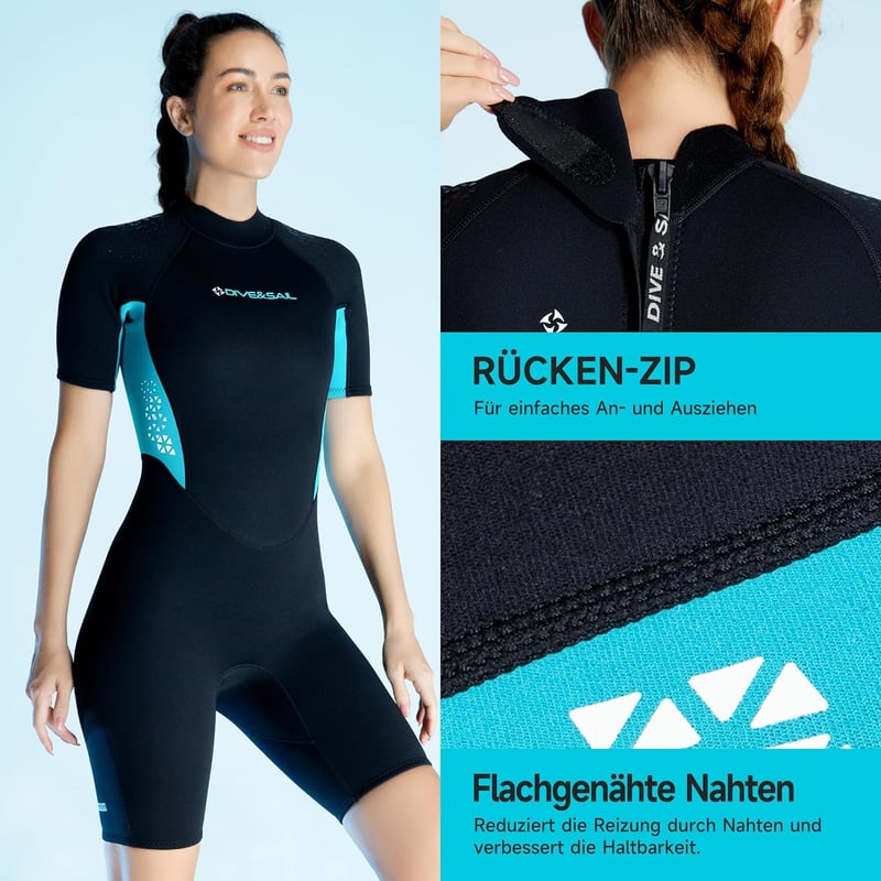 X-mAnTA 1.5mm Neoprén Rövid Wetsuit Férfiaknak és Nőknek Búvárkodáshoz
