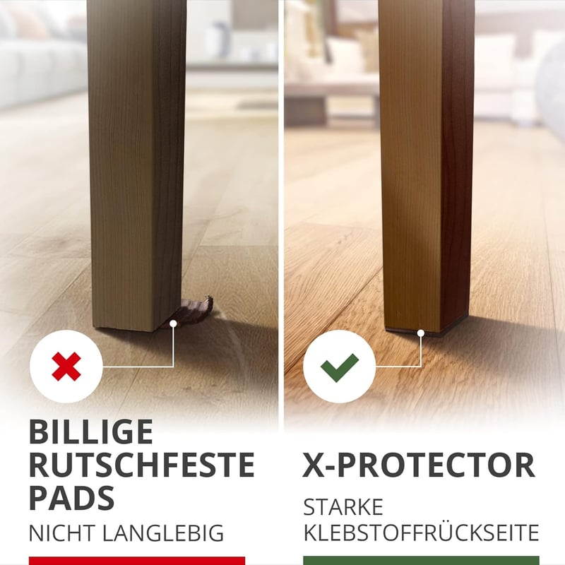 X-Protector Csúszásgátló Szövet 16 db 50 mm Öntapadós Bútor Alátét