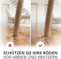 X-Protector Öntapadós Filc Csúszka 181 db Bútor Védelem Fa Padló - 181 PCS Beige 3