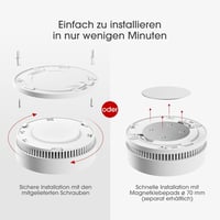 X-Sense Füstérzékelő 10 Éves Elemmel - 5 db-os Csomag, TÜV és EN14604 Tanúsított Tűzjelző, Fotoelektromos Érzékelővel, 85dB Riasztás 4