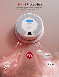 X-Sense SC07-MR Okos Füst- és Szénmonoxid Érzékelő, Összekapcsolható Riasztó, X-Sense Applikációval Kompatibilis, SBS50 Bázisállomást Igényel 6