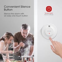 X-Sense SD2J0AX Füstérzékelő Szett - 2 db Fotoelektromos Tűzjelző, 10 Éves Elemmel, EN14604 Tanúsítvánnyal, ABS Műanyag Ház 7