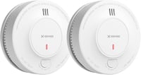 X-Sense SD2J0AX Füstérzékelő Szett - 2 db Fotoelektromos Tűzjelző, 10 Éves Elemmel, EN14604 Tanúsítvánnyal, ABS Műanyag Ház 1
