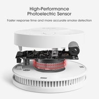 X-Sense SD2J0AX Füstérzékelő Szett - 2 db Fotoelektromos Tűzjelző, 10 Éves Elemmel, EN14604 Tanúsítvánnyal, ABS Műanyag Ház 3
