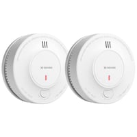 X-Sense SD2J0AX Set detektora dima - 2 kom Fotoelektrična protupožarna alarma, s 10-godišnjom baterijom, EN14604 certifikat, ABS plastično kućište 1