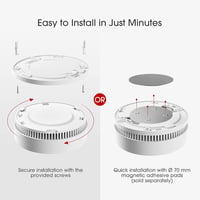 X-Sense SD2J0AX Füstérzékelő Szett - 2 db Fotoelektromos Tűzjelző, 10 Éves Elemmel, EN14604 Tanúsítvánnyal, ABS Műanyag Ház 5