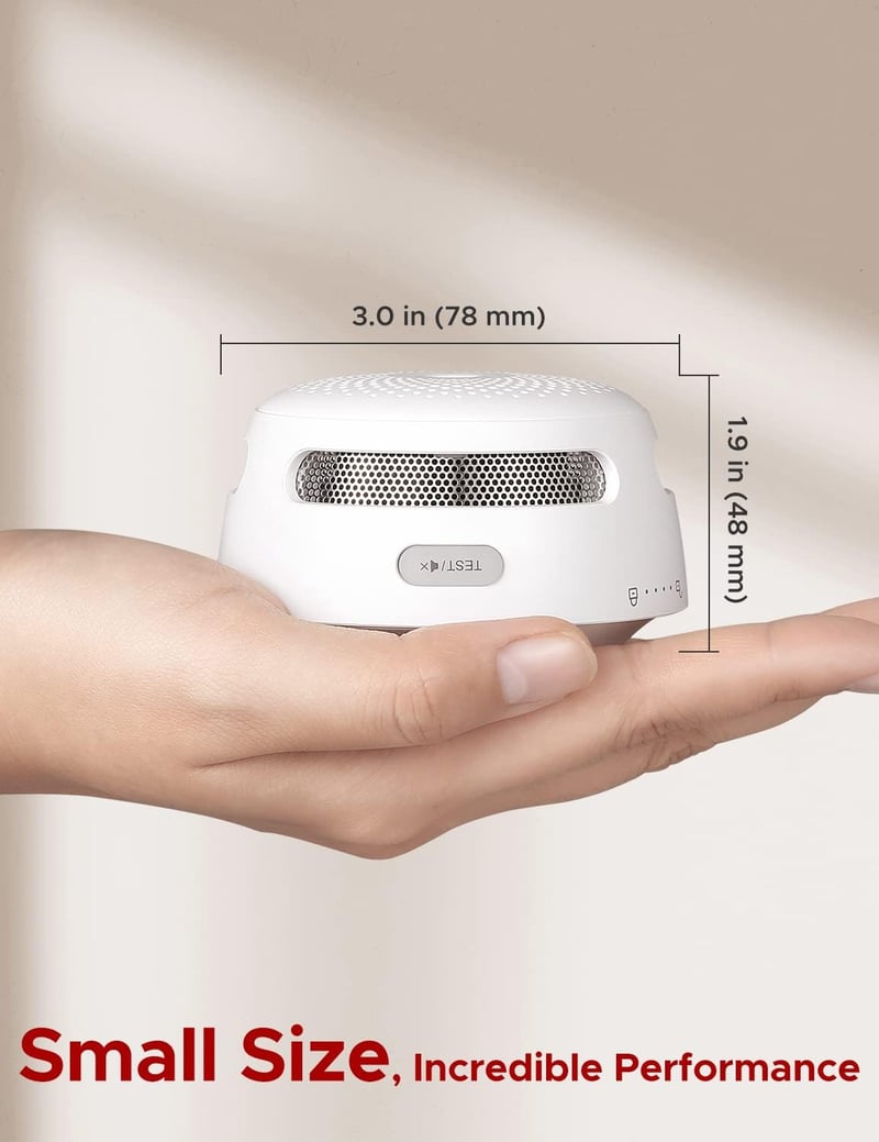 X-Sense Wi-Fi Füstérzékelő Otthonra Cserélhető Elemmel, Okos Tűzjelző Riasztó Mobil Alkalmazással, EN 14604 Szabvány, XS01-WX