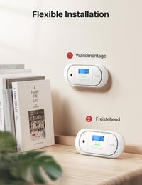 X-Sense XC01-R Szénmonoxid Érzékelő, TÜV Tanúsítvánnyal, Digitális LCD Kijelzővel, 7 Éves Cserélhető Elemmel, Memória Funkcióval, Falra Szer 7