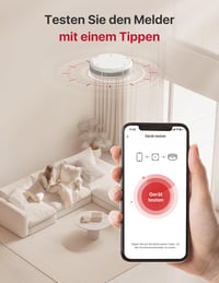 X-Sense Vezeték Nélküli Füst- és Szénmonoxid Érzékelő, Hangos Riasztással és Helyazonosítással, 2-in-1 Füstjelző SBS50 Bázisállomással, XP0A 4