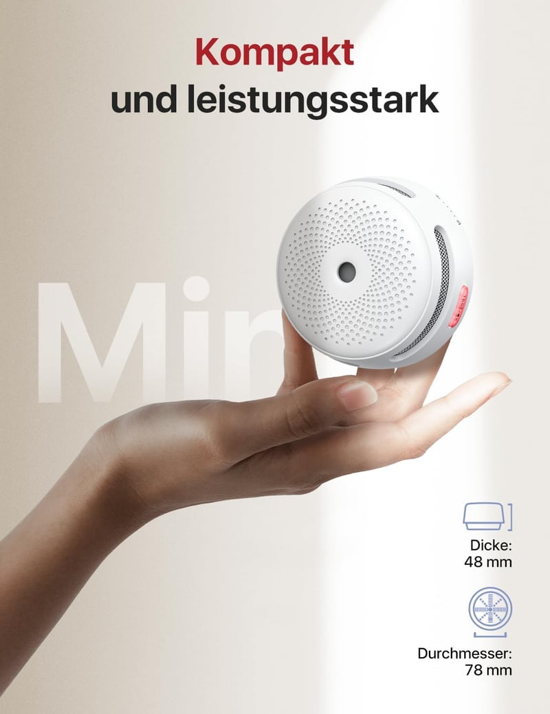 X-Sense XS01-WR Vezeték Nélküli Hálózatba Köthető Füstérzékelő - 3 db-os Szett, 85 dB, 10 Éves Élettartam, Cserélhető Elem, Fehér