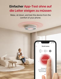 X-Sense XS0B-MR Okos Füstérzékelő WLAN Hangkimenettel, 17 Helyszínnel - Vezeték Nélküli Tűzjelző, 5 Éves Elemmel, SBS50 Bázisállomással Komp 6
