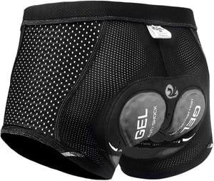 Boxeri de ciclism pentru bărbați X-TIGER cu bazon 5D, lenjerie de corp pentru MTB