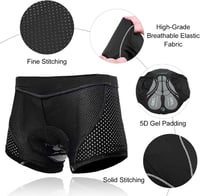Boxeri de ciclism pentru bărbați X-TIGER cu bazon 5D, lenjerie de corp pentru MTB 3