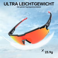 X-TIGER kerékpáros sport szemüveg UV400, TR90 keret, 5 csere lencsével, uniszex 3