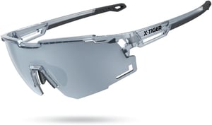 X-TIGER sportske naočale za biciklizam UV400, TR90 okvir, s 5 izmjenjivih leća, uniseks