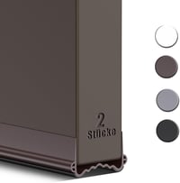 XAOCED 2db Ajtótömítés Draught Excluder 100cm Önműködő Barna 1