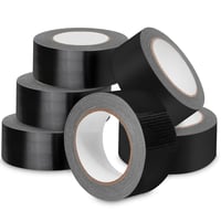 Xaosin 6 tekercs erős szövetmegerősített ragasztószalag, 27,4 m x 50 mm, vízálló javítószalag 1
