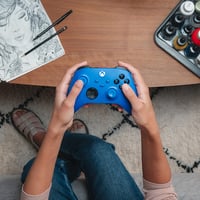 Bezdrôtový ovládač Xbox Wireless Controller Shock Blue, kompatibilný s Xbox Series X|S, Xbox One a PC, modrý gamepad 8