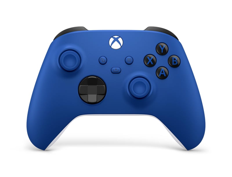 Bezdrôtový ovládač Xbox Wireless Controller Shock Blue – kompatibilný s Xbox Series X|S, One a Windows, v modrej farbe