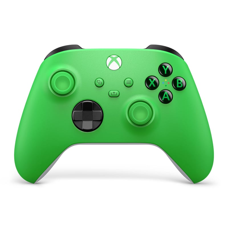 Bezdrôtový ovládač Xbox Wireless Controller Velocity Green – bezdrôtový ovládač kompatibilný s Xbox One, Series X|S, Windows 10/11, Android a iOS