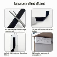 Xcdhemde Samolepiaca suchá zipsy páska 8 m x 20 mm čierna obojstranná silne lepiaca háčiková a slučková páska 4