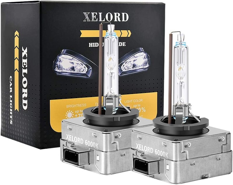 XELORD D1S Xenon HID fényszóró izzó 6000K fehér 35W 12V 2db