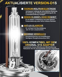 XELORD D1S D3S Xenon izzó 6000K HID fényszóró 35W 12V 2db 2