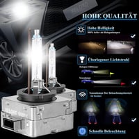 XELORD D1S Xenon HID fényszóró izzó 6000K fehér 35W 12V 2db 2
